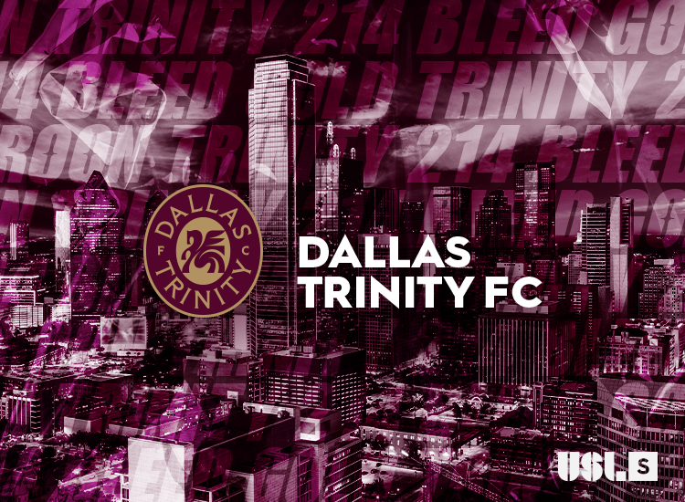 Collection banner showcasing the Dallas Trinity FC logo and branding elements.