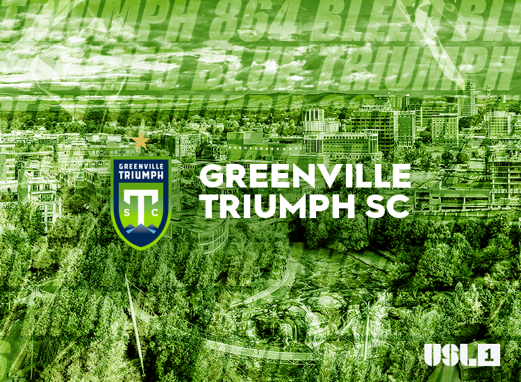 Collection banner showcasing the Greenville Triumph SC logo and branding elements.