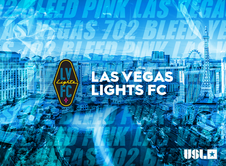 Collection banner showcasing the Las Vegas Lights FC logo and branding elements.