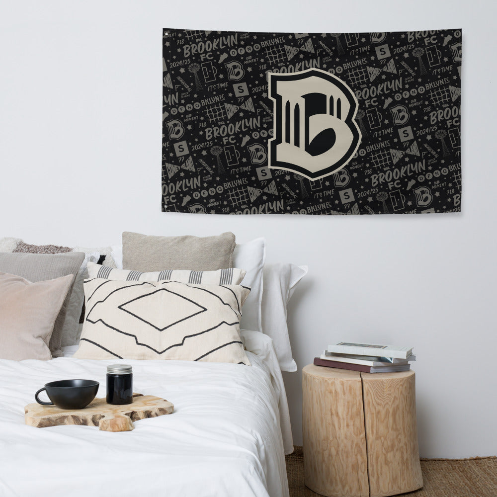 Brooklyn FC Tapestry Flag