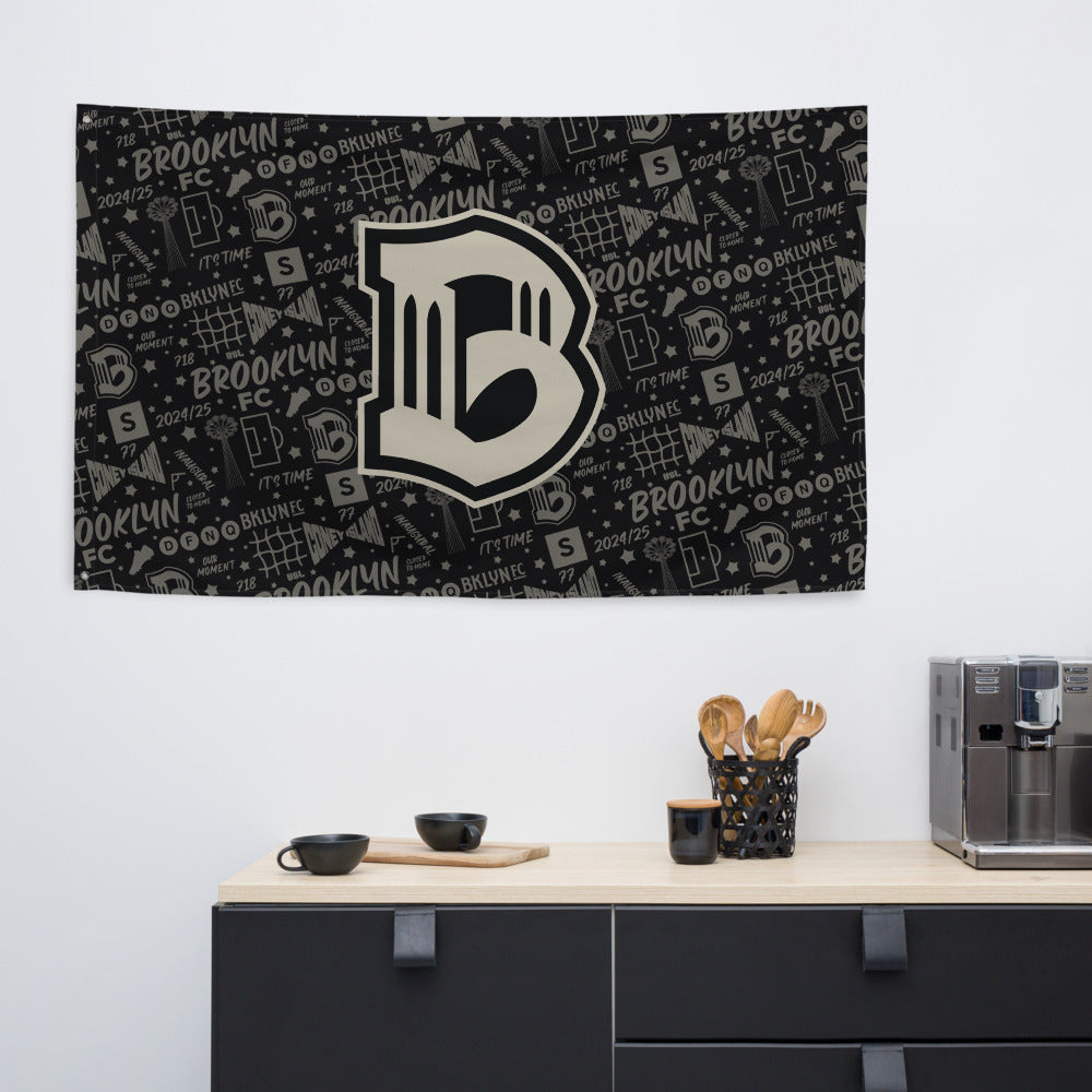 Brooklyn FC Tapestry Flag