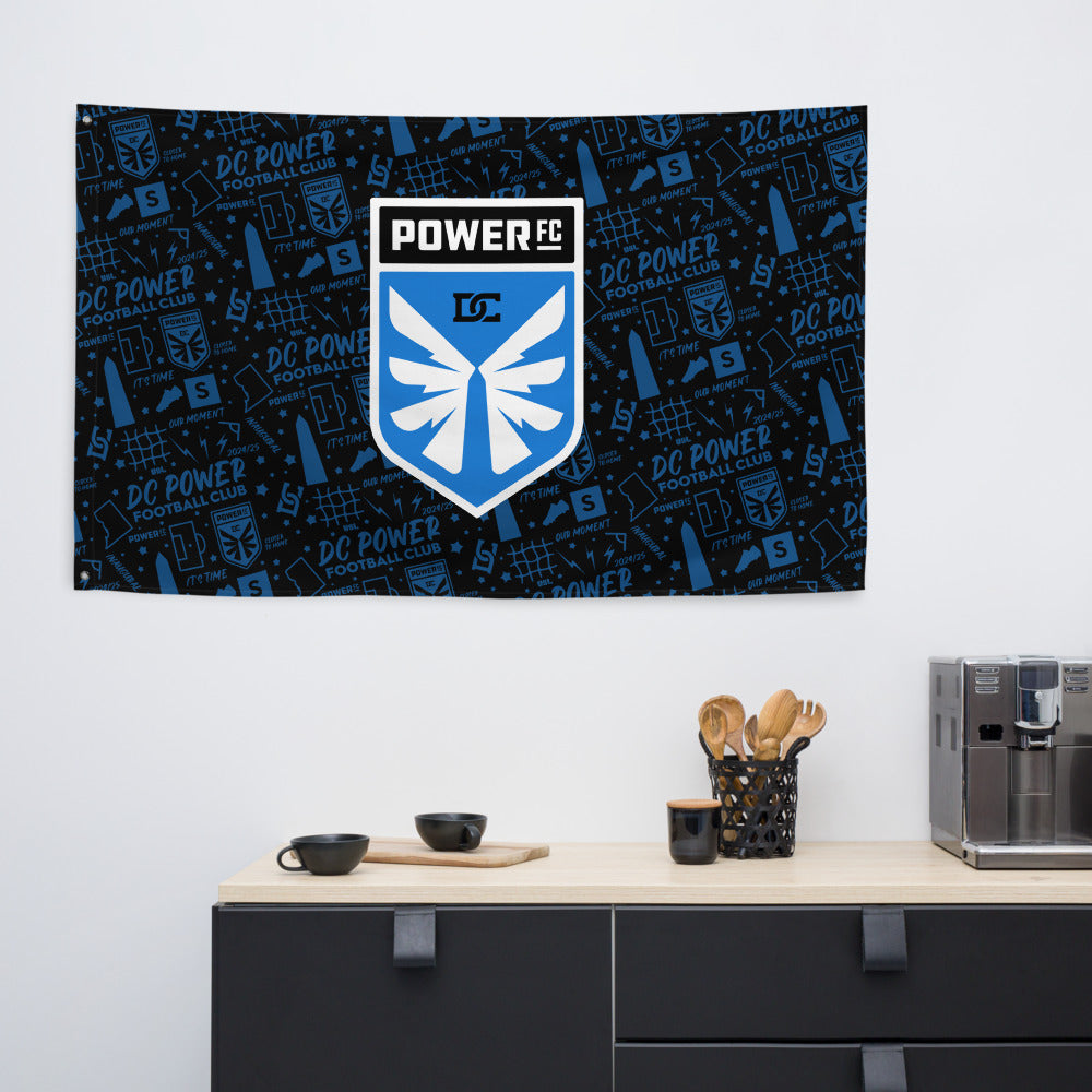 DC Power Tapestry Flag