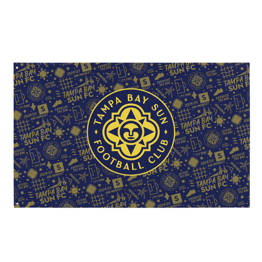 Tampa Bay Sun FC Tapestry Flag