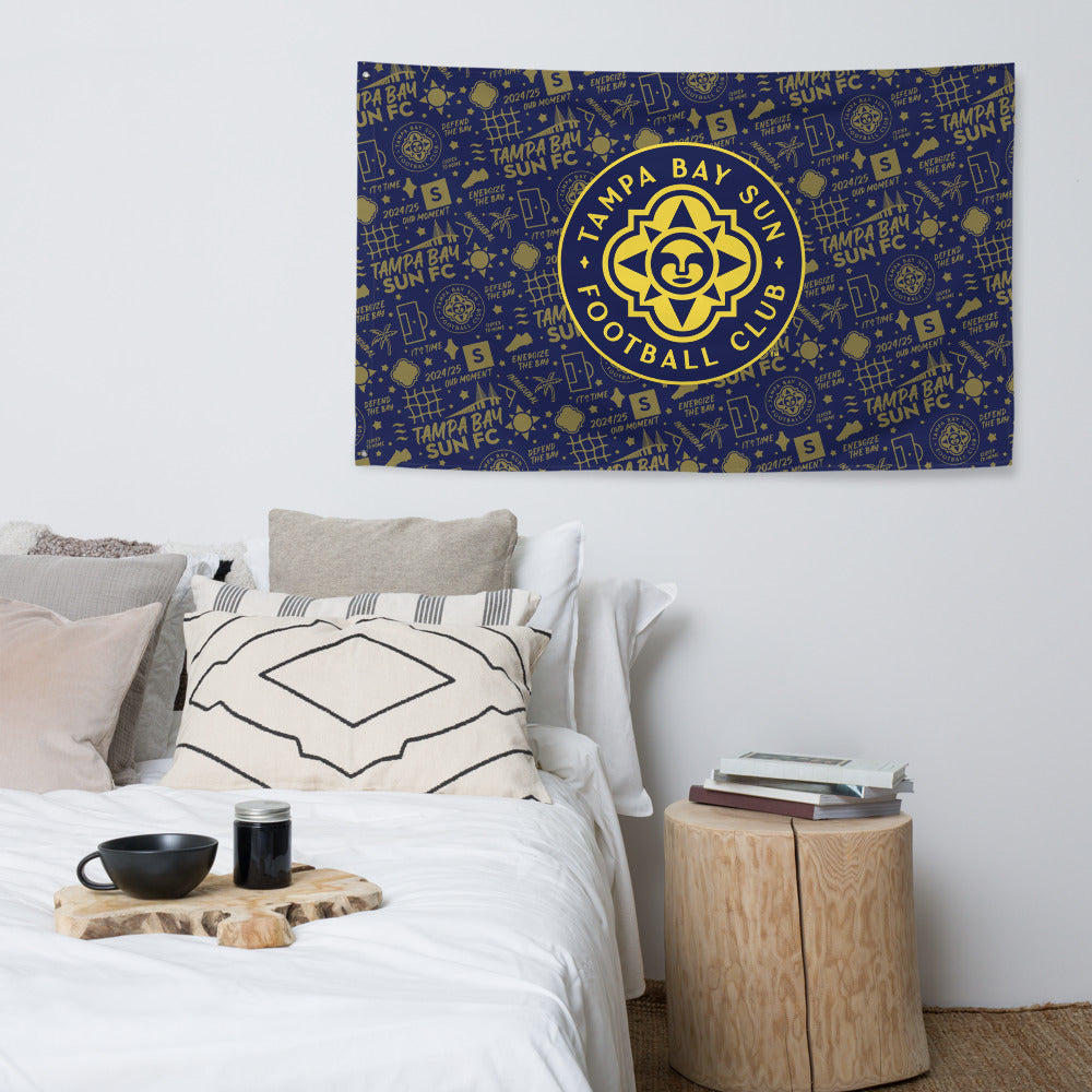 Tampa Bay Sun FC Tapestry Flag