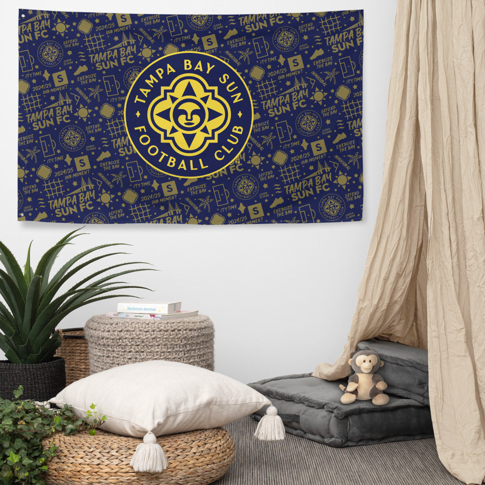 Tampa Bay Sun FC Tapestry Flag