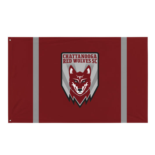 Chattanooga Red Wolves SC Primary Flag