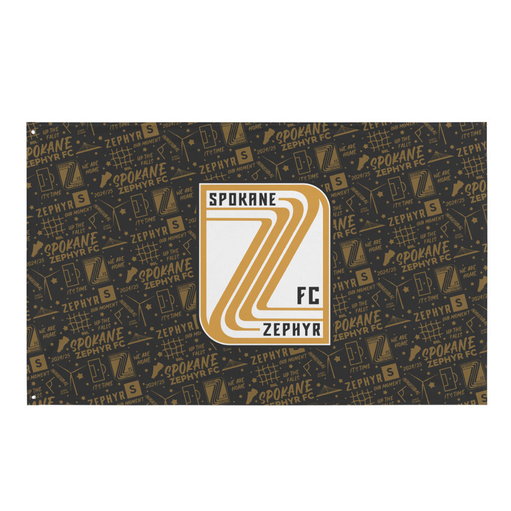 Spokane Zephyr FC Tapestry Flag