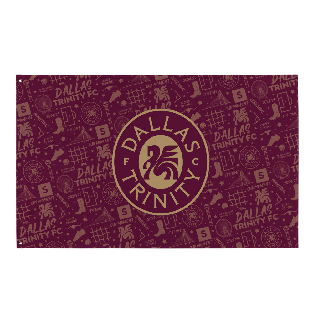 Dallas Trinity FC Tapestry Flag