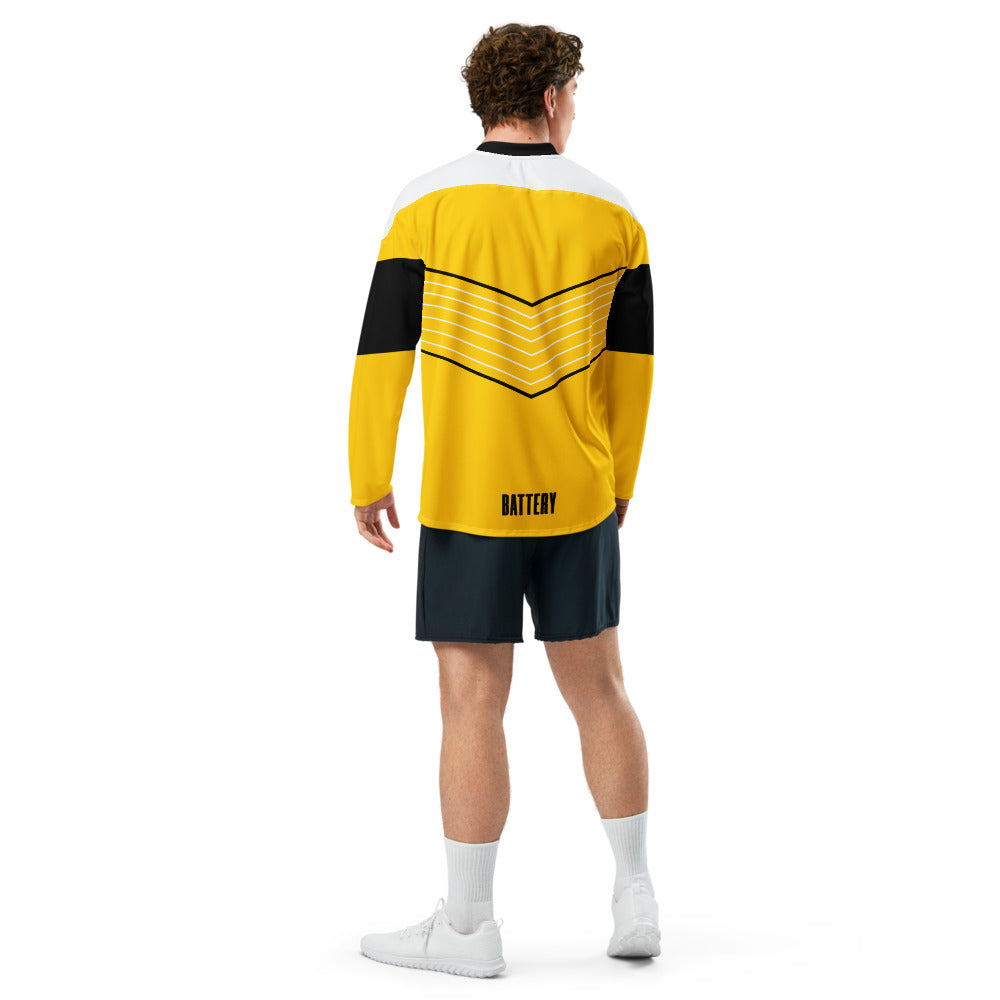 Charleston Battery Direct Line Oversized Recycled Poly Mesh Long Sleeve T-Shirt