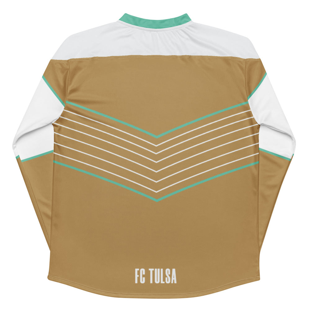 FC Tulsa Direct Line Oversized Recycled Poly Mesh Long Sleeve T-Shirt