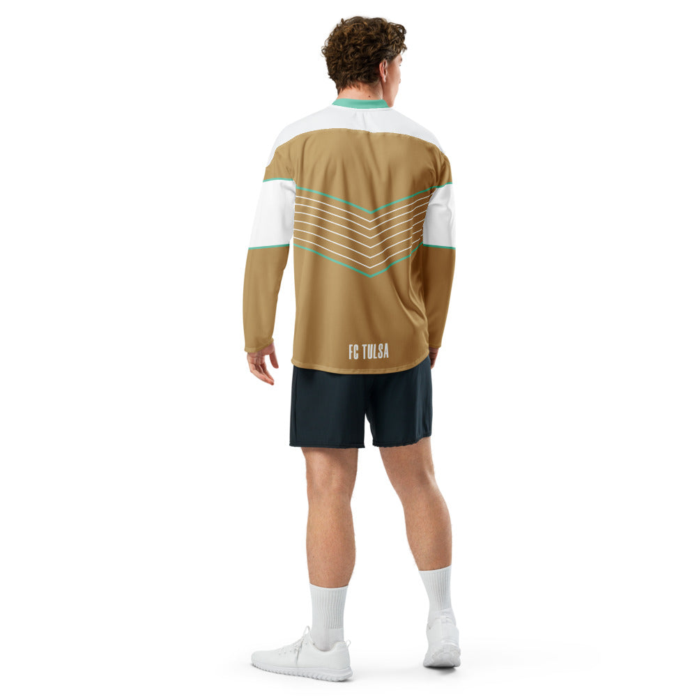 FC Tulsa Direct Line Oversized Recycled Poly Mesh Long Sleeve T-Shirt