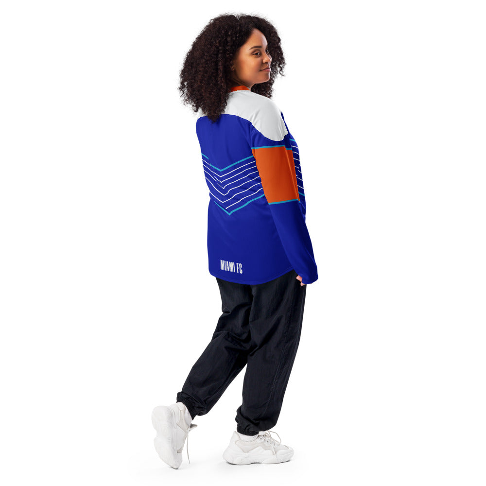 Miami FC Direct Line Oversized Recycled Poly Mesh Long Sleeve T-Shirt