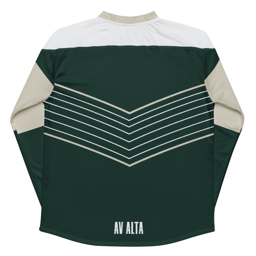 AV ALTA Direct Line Oversized Recycled Poly Mesh Long Sleeve T-Shirt