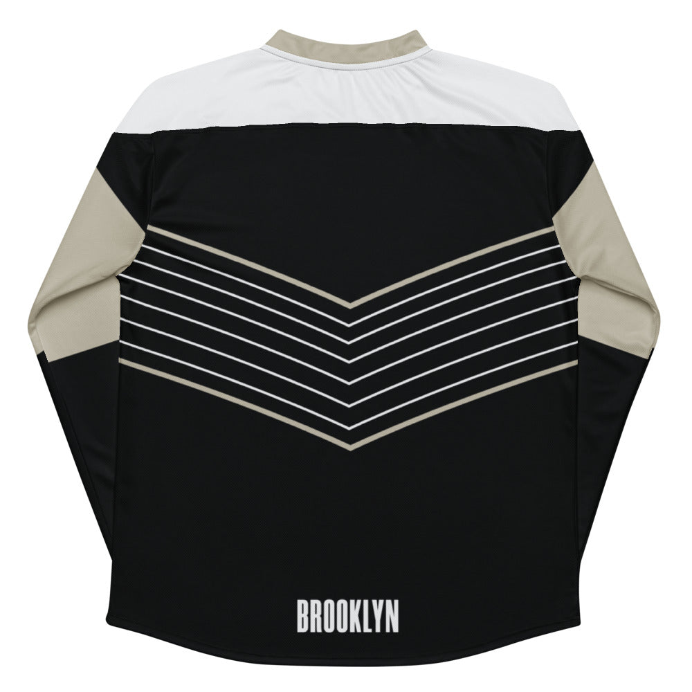 Brooklyn FC Direct Line Oversized Recycled Poly Mesh Long Sleeve T-Shirt