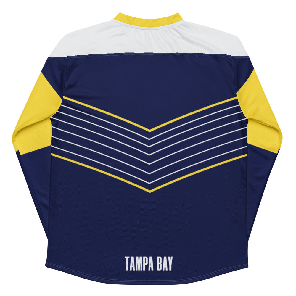 Tampa Bay Sun FC Direct Line Oversized Recycled Poly Mesh Long Sleeve T-Shirt