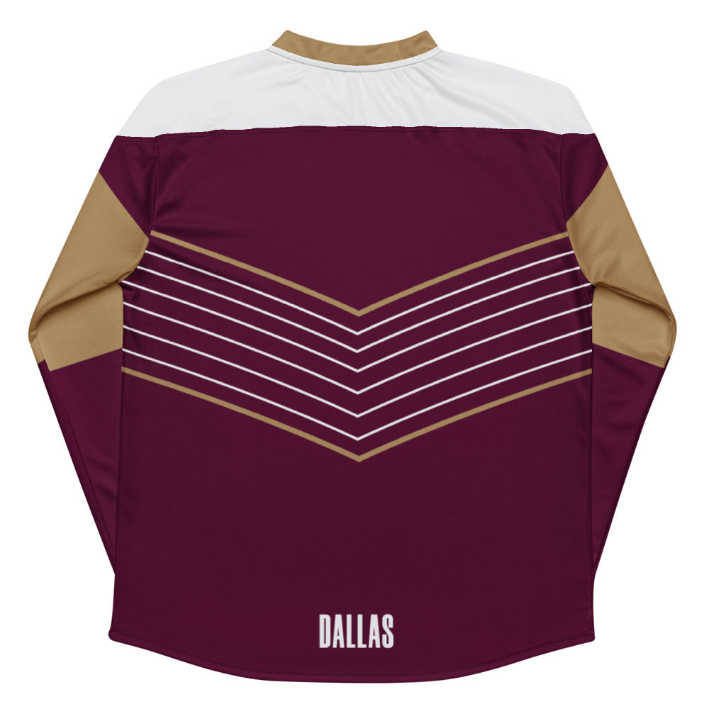 Dallas Trinity FC Direct Line Recycled Poly Mesh Long Sleeve T-Shirt