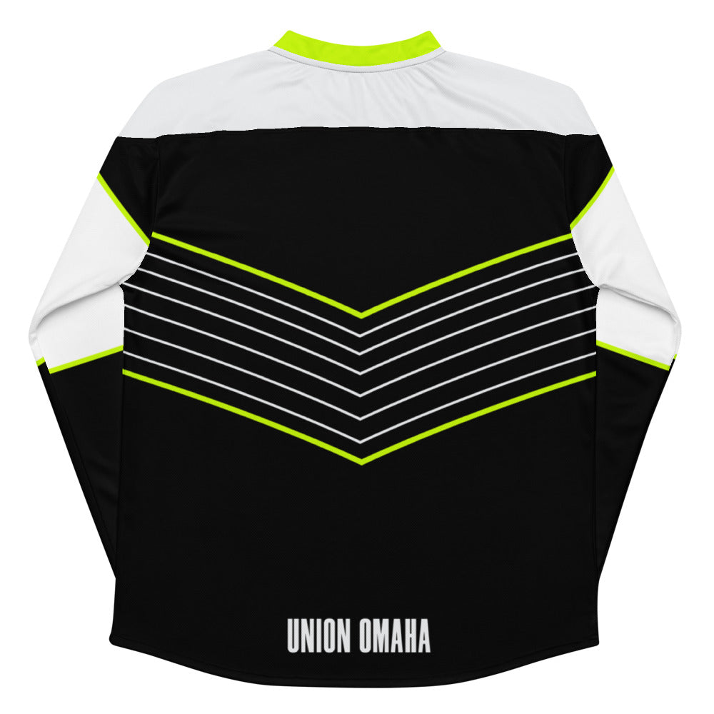 Union Omaha Direct Line Oversized Recycled Poly Mesh Long Sleeve T-Shirt