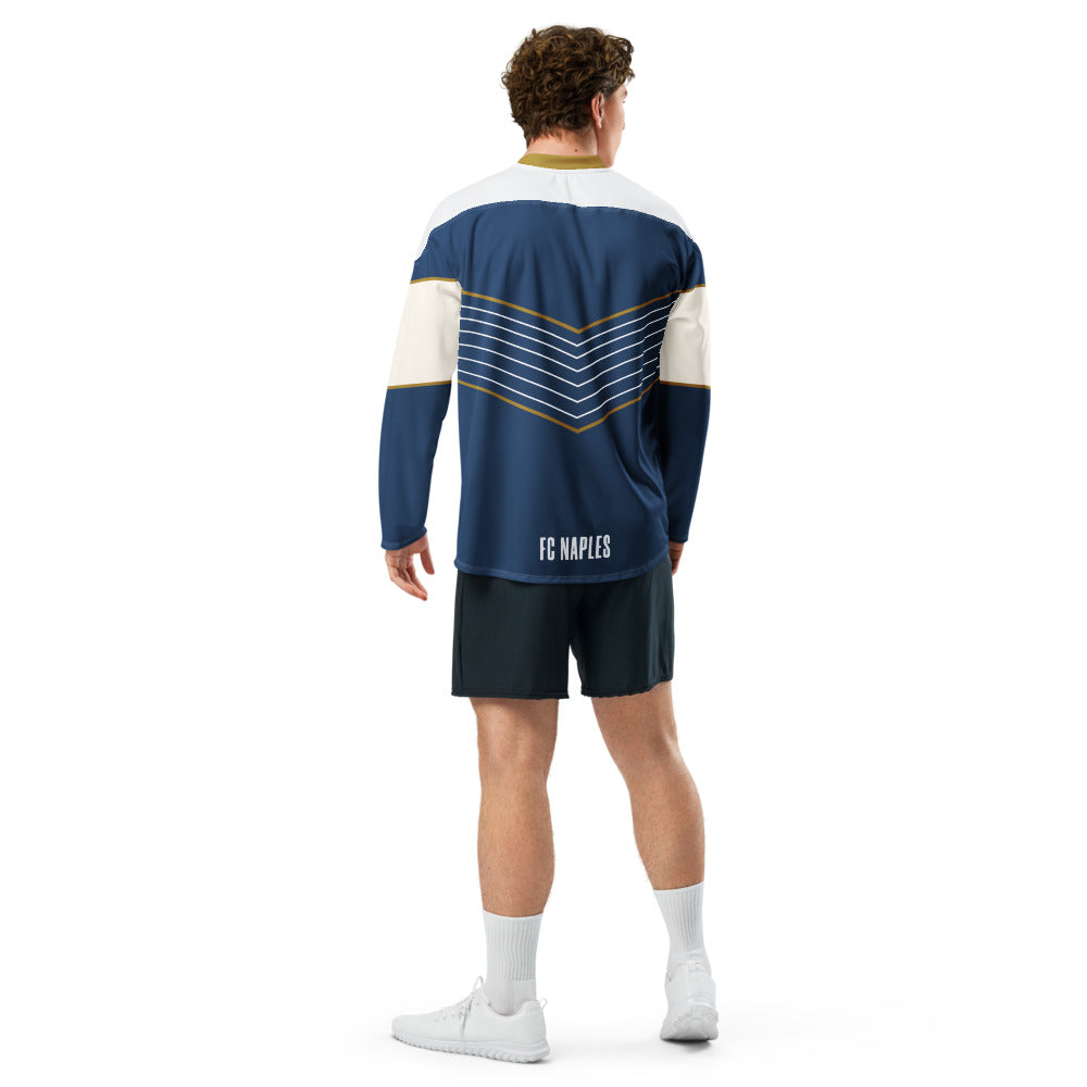 FC Naples Direct Line Oversized Recycled Poly Mesh Long Sleeve T-Shirt