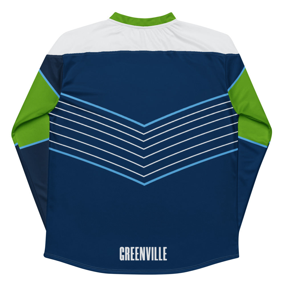 Greenville Triumph SC Direct Line Recycled Poly Mesh Long Sleeve T-Shirt