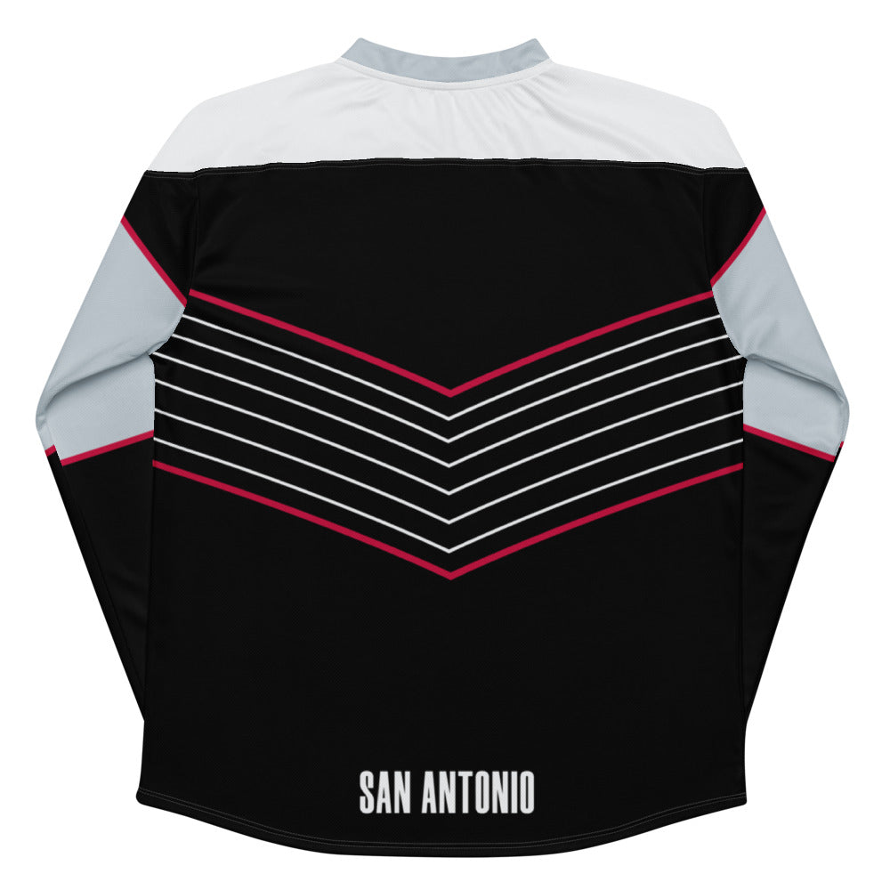 San Antonio FC Direct Line Oversized Recycled Poly Mesh Long Sleeve T-Shirt