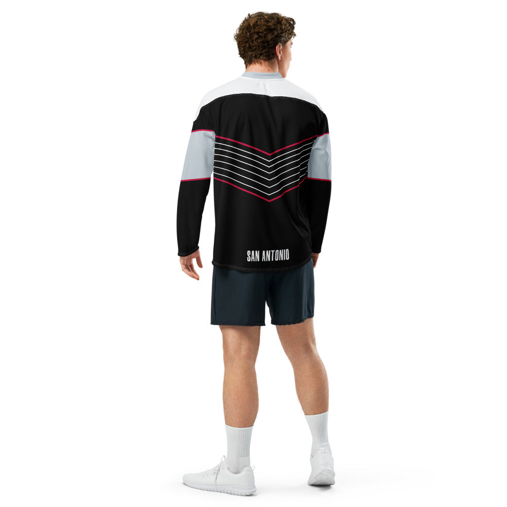 San Antonio FC Direct Line Oversized Recycled Poly Mesh Long Sleeve T-Shirt