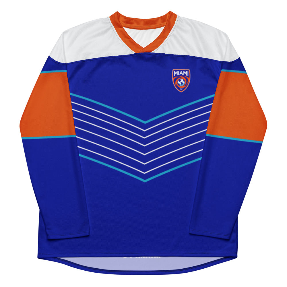 Miami FC Direct Line Oversized Recycled Poly Mesh Long Sleeve T-Shirt