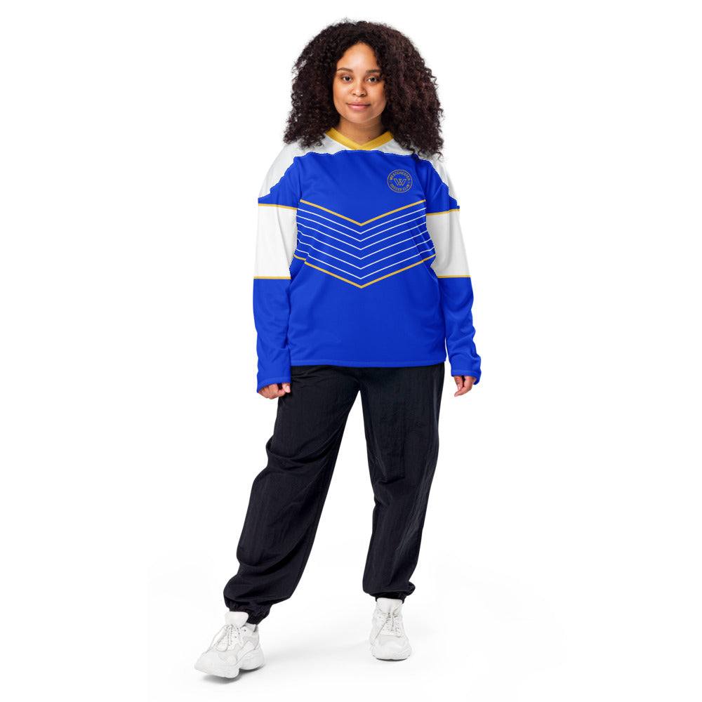 Westchester SC Direct Line Oversized Recycled Poly Mesh Long Sleeve T-Shirt