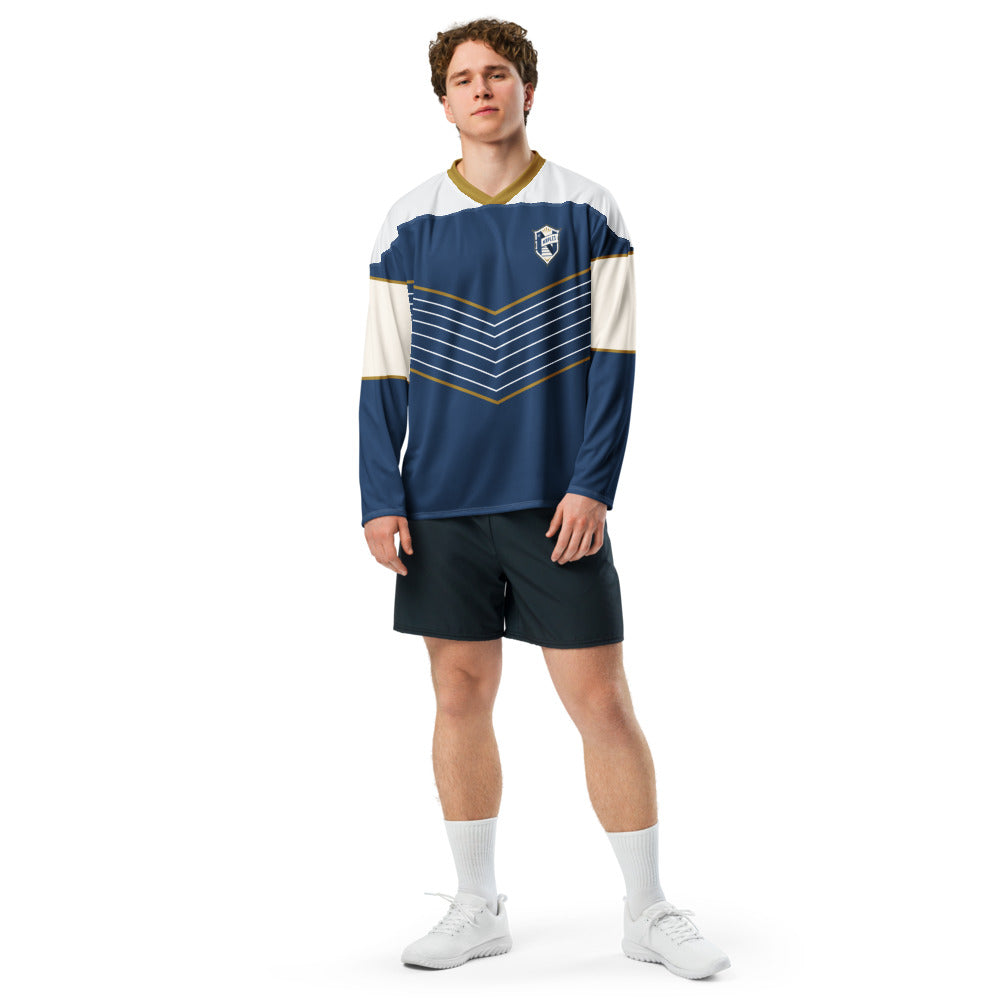 FC Naples Direct Line Oversized Recycled Poly Mesh Long Sleeve T-Shirt