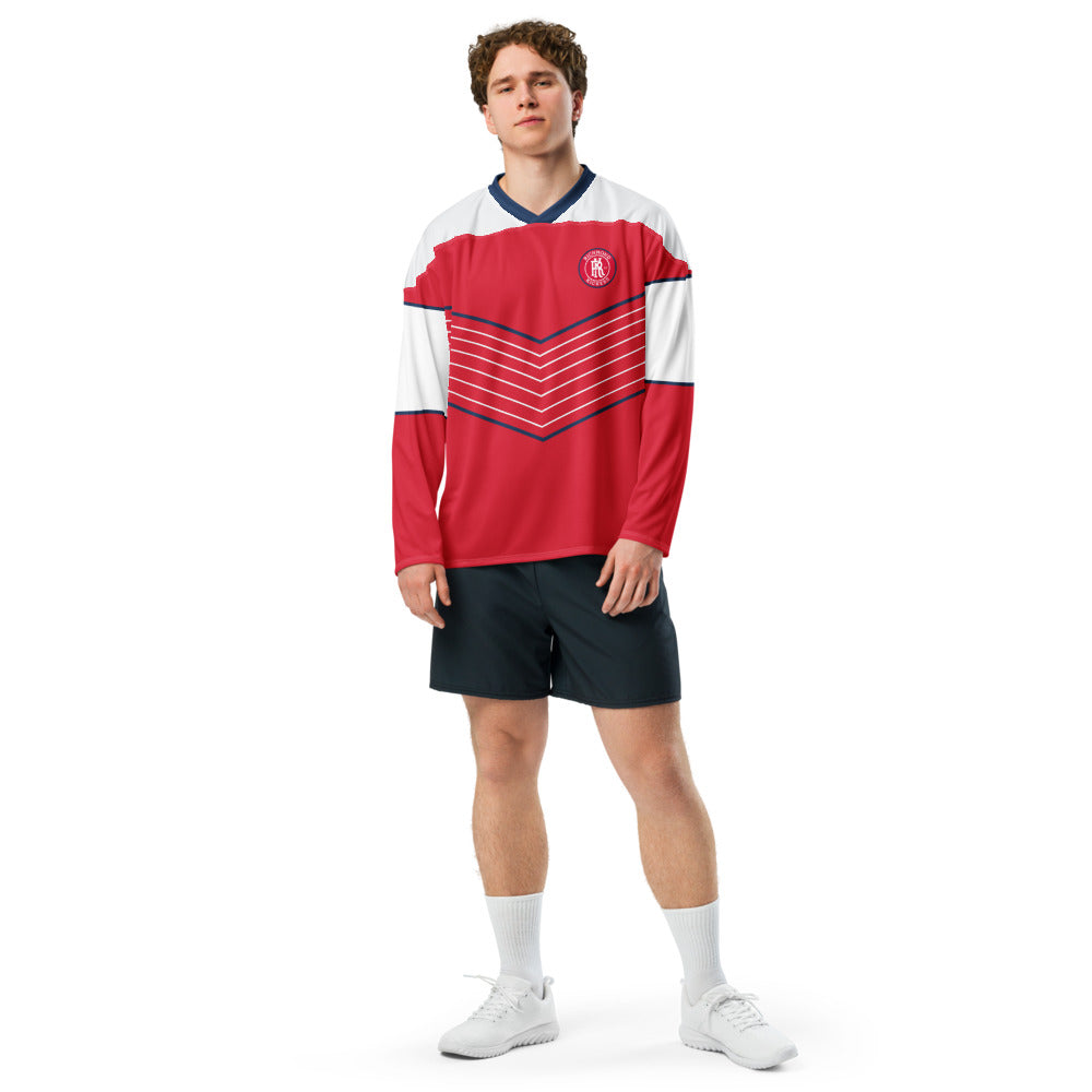 Richmond Kickers Direct Line Oversized Recycled Poly Mesh Long Sleeve T-Shirt