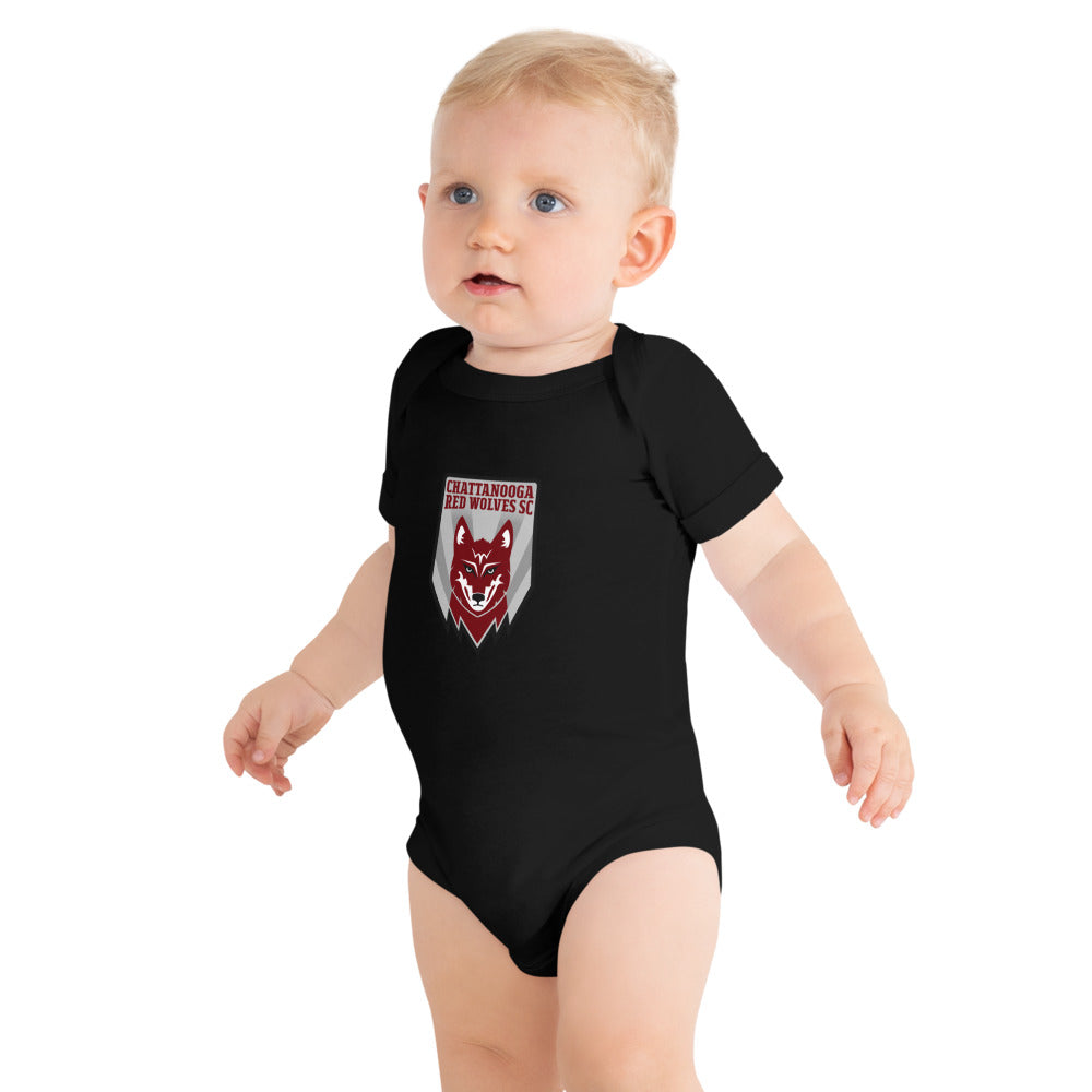 Chattanooga Red Wolves SC Crest Baby Bodysuit