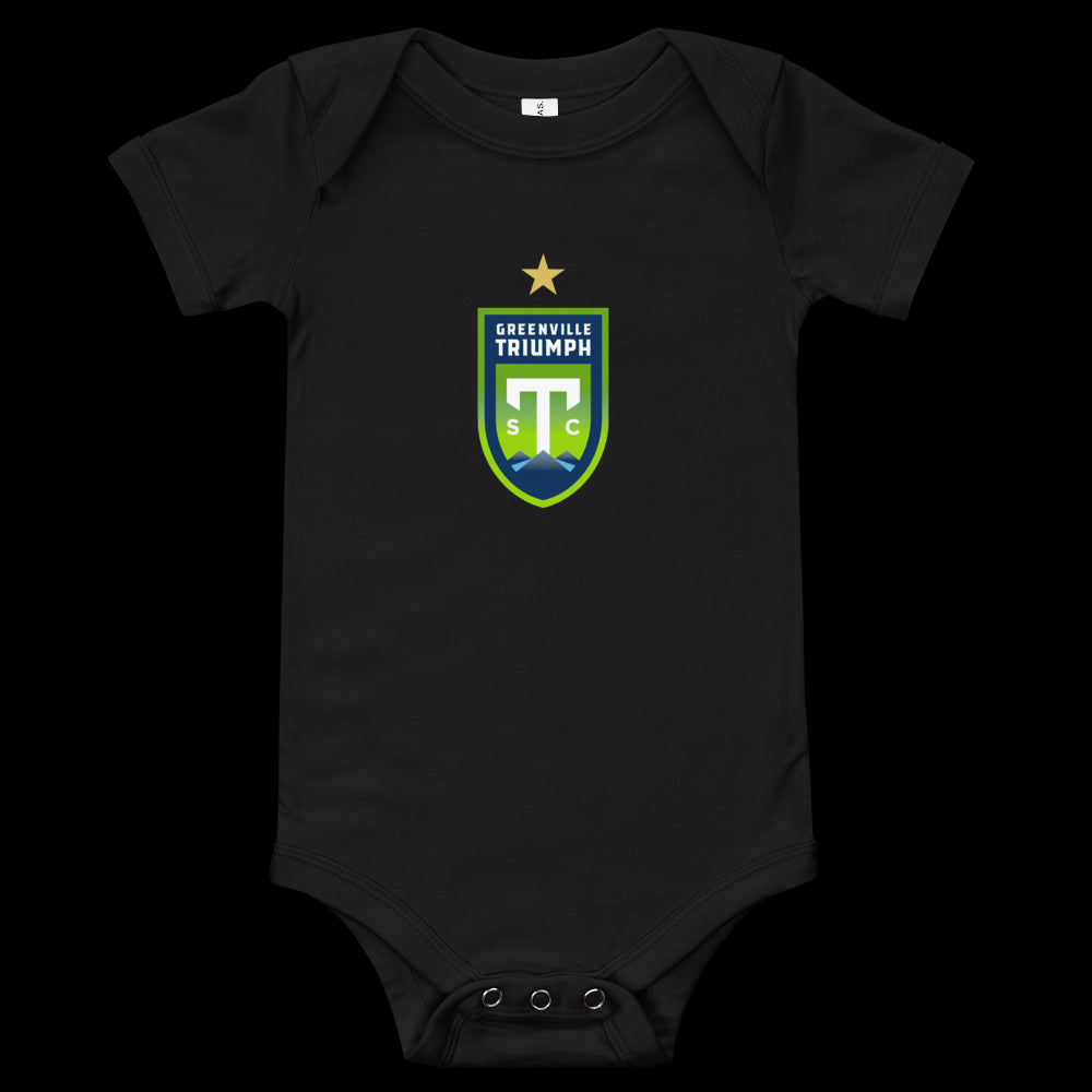 Greenville Triumph SC Crest Baby Bodysuit