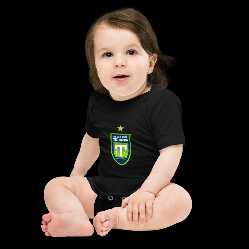 Greenville Triumph SC Crest Baby Bodysuit