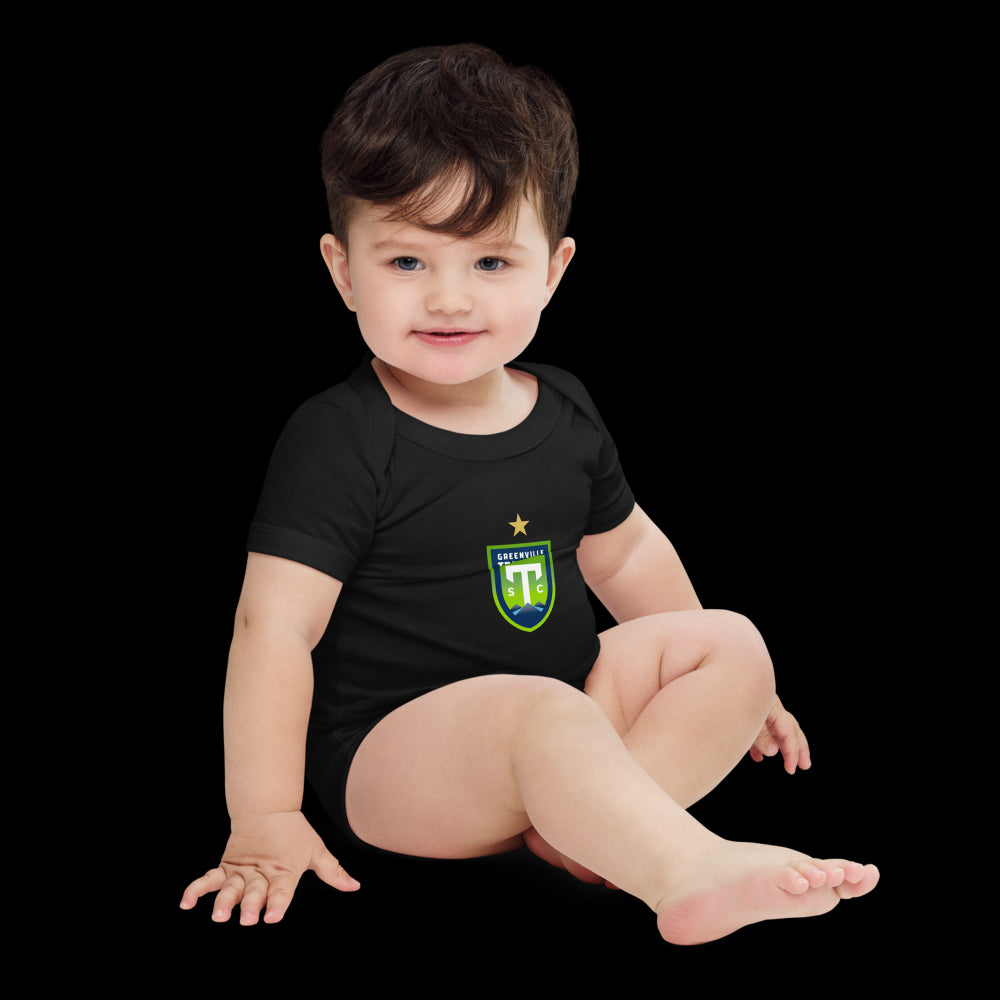 Greenville Triumph SC Crest Baby Bodysuit