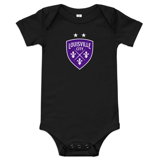 Louisville City FC Crest Baby Bodysuit Black