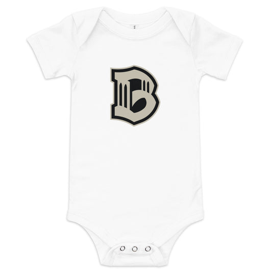 Brooklyn fc crest baby bodysuit - white