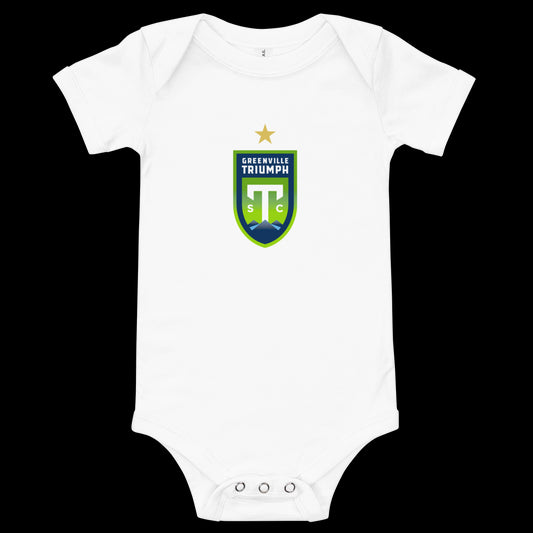 Greenville Triumph SC Crest Baby Bodysuit