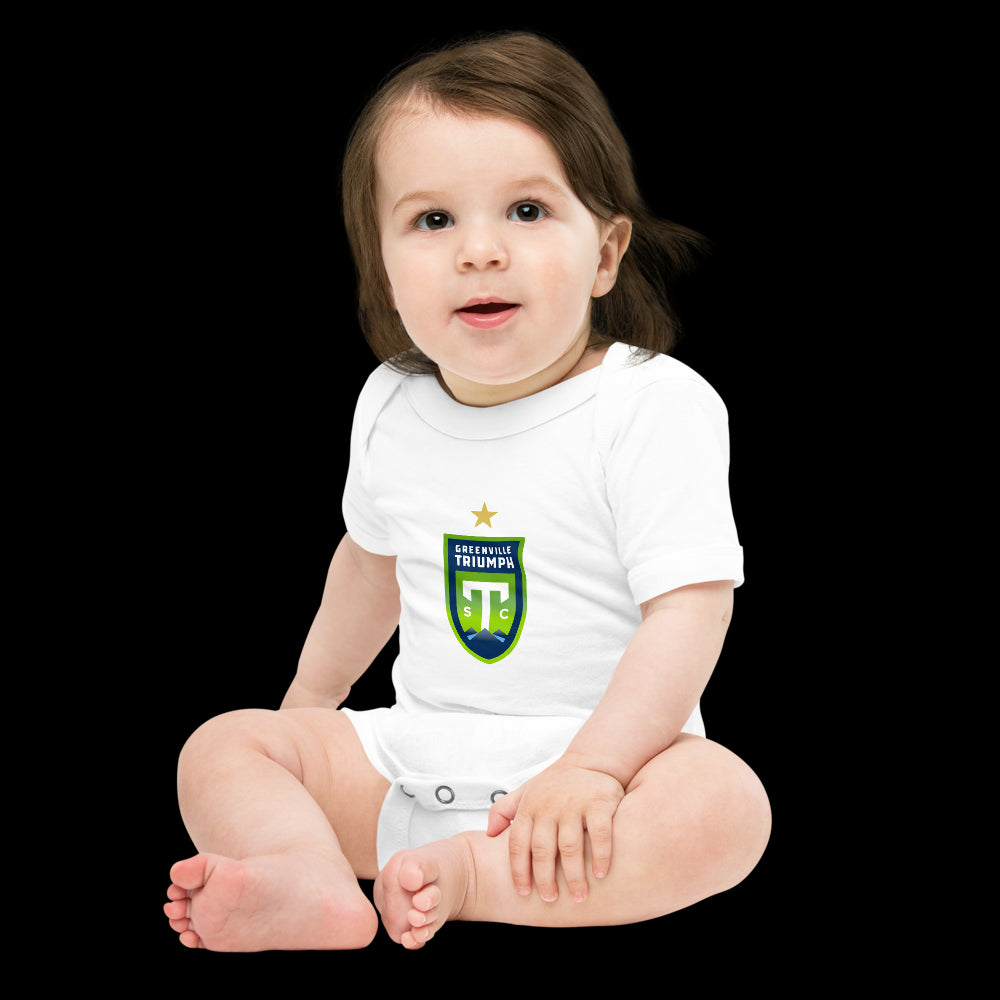 Greenville Triumph SC Crest Baby Bodysuit