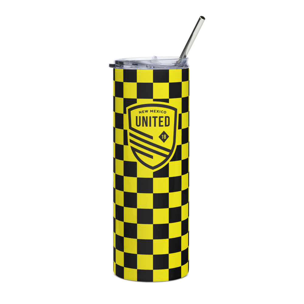 New Mexico United Checkmate Stainless Steel Tumbler