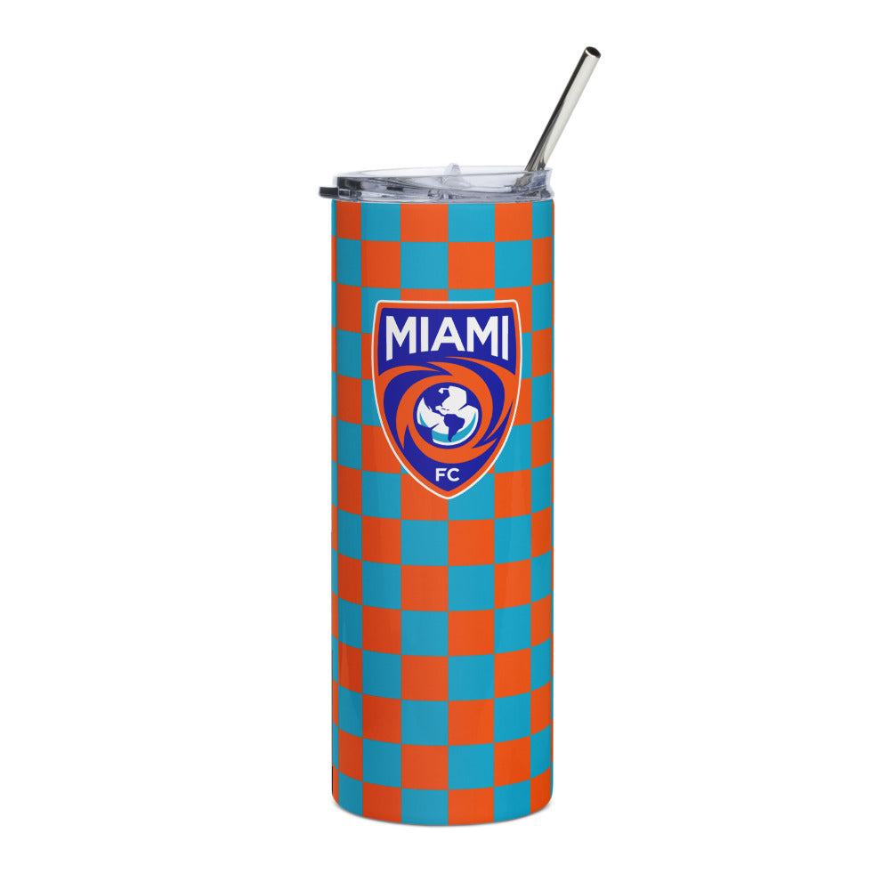 Miami FC Checkmate Stainless Steel Tumbler