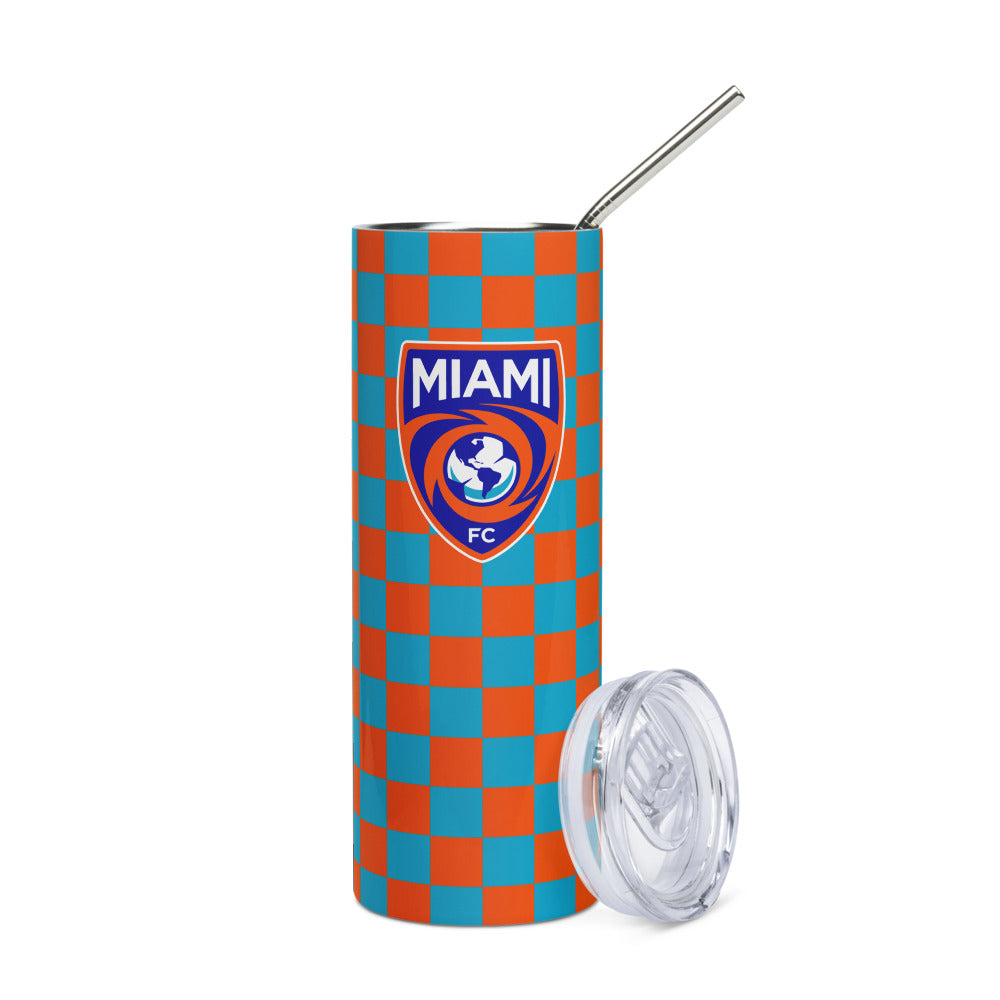 Miami FC Checkmate Stainless Steel Tumbler