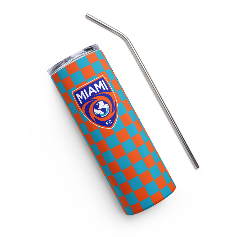 Miami FC Checkmate Stainless Steel Tumbler