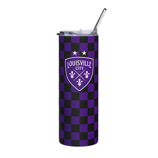 Louisville City FC Checkmate Stainless Steel Tumbler