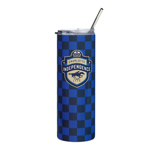 Charlotte Independence Checkmate Stainless Steel Tumbler