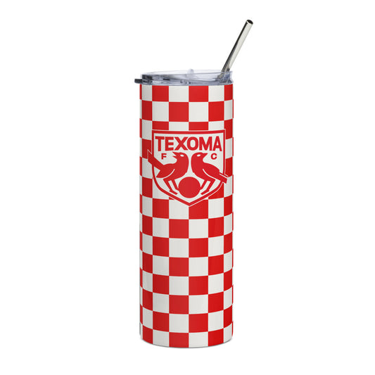 Texoma FC Checkmate Stainless Steel Tumbler