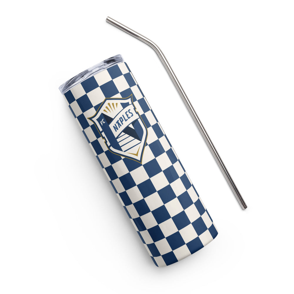 FC Naples Checkmate Stainless Steel Tumbler