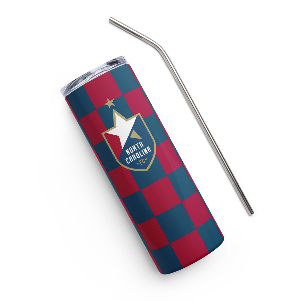North Carolina FC Checkmate Stainless Steel Tumbler