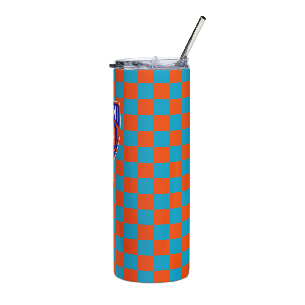 Miami FC Checkmate Stainless Steel Tumbler