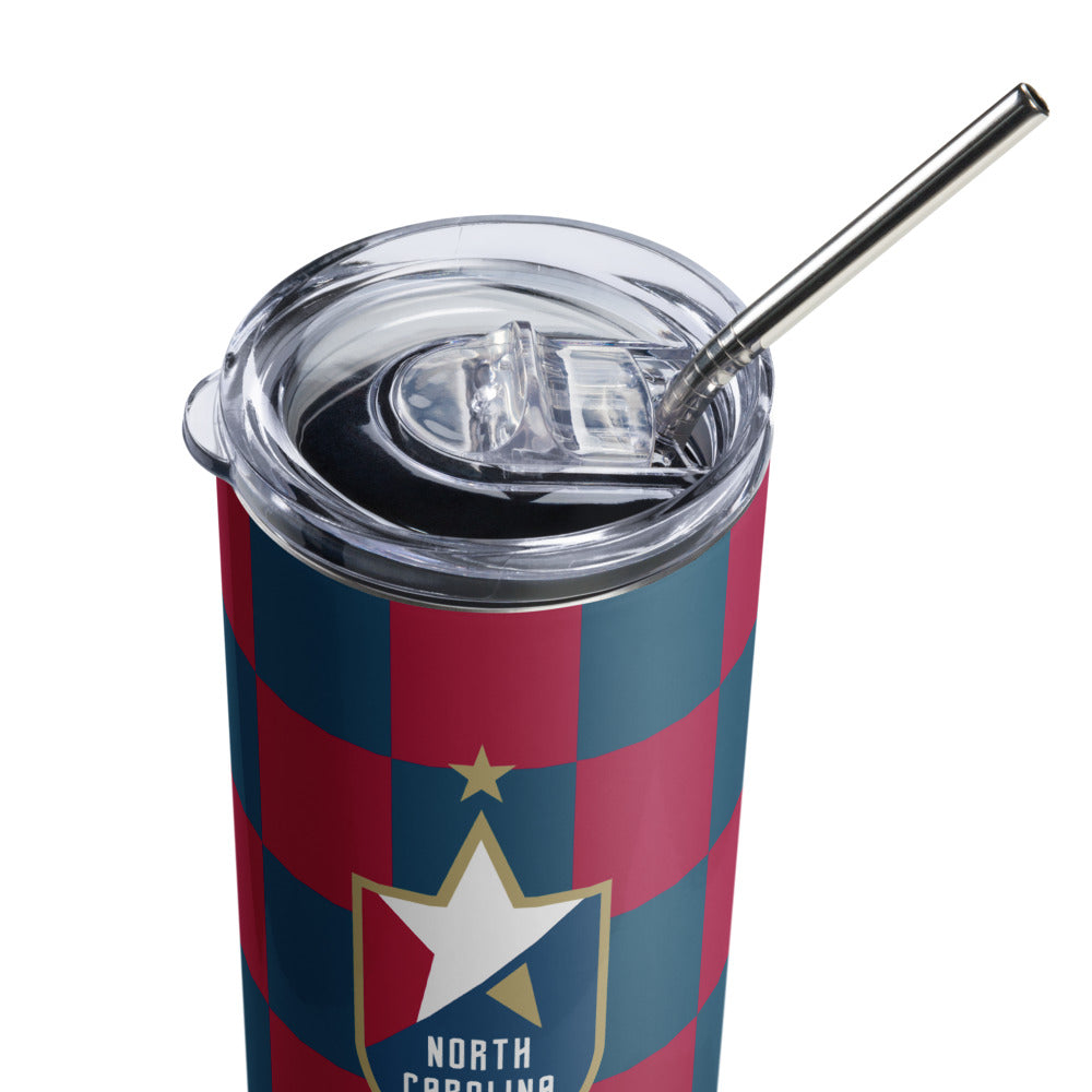 North Carolina FC Checkmate Stainless Steel Tumbler