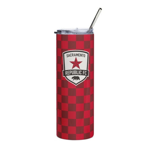 Sacramento Republic Checkmate Stainless Steel Tumbler