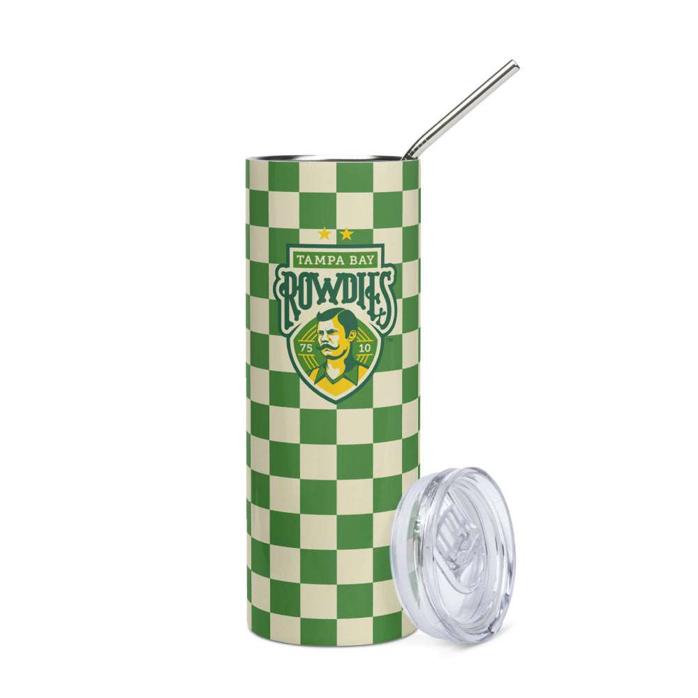 Tampa Bay Rowdies Checkmate Stainless Steel Tumbler